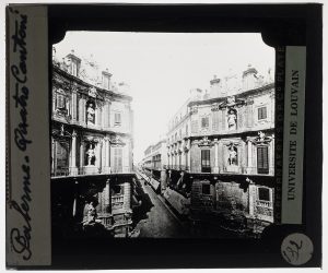 The Quattro Canti, the Baroque octagonal crossing at the centre of Palermo