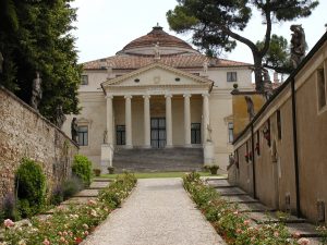 Villa Almerico Capra, La Rotonda, with its domed centre and temple-front portico near Vicenza